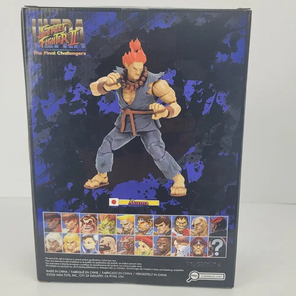 Jada Toys Ultra Street Fighter II The Final Challengers Akuma 1:12 Collectible